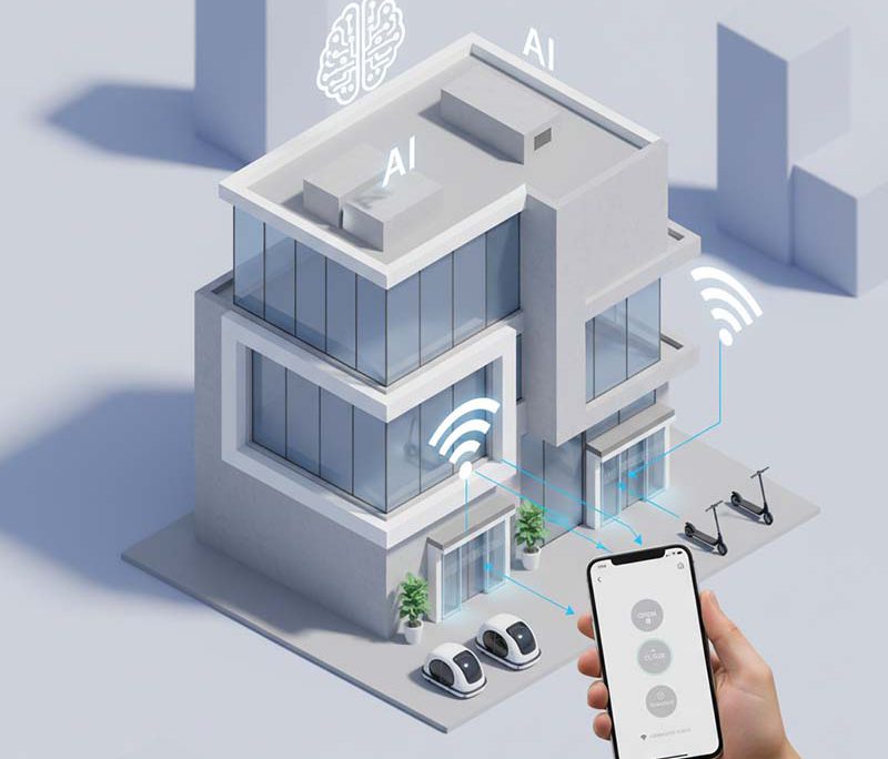 اپلیکیشن هوشمند درب اتوماتیک